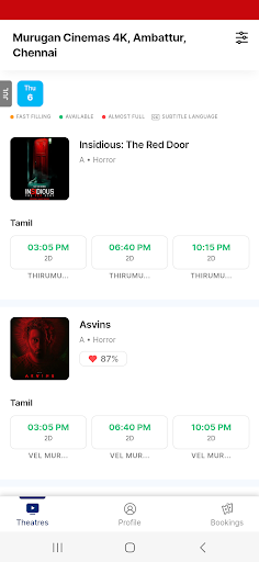 Murugan Cinemas - Movie Ticket Screen 2