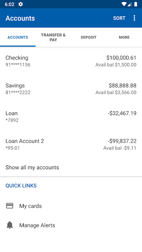 KUE Federal Credit Union Screen 3