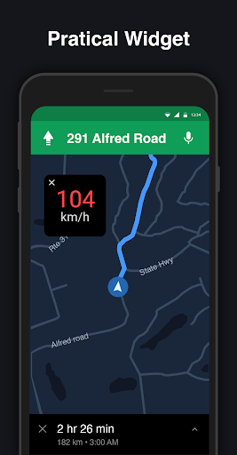 Screenshot of GPS Speedometer : Odometer HUD