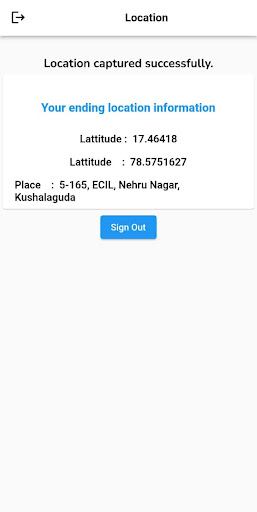 Android application Vehicle Tracking screenshort