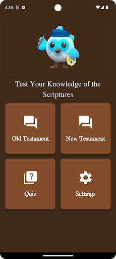 Android application Bible Quiz screenshort