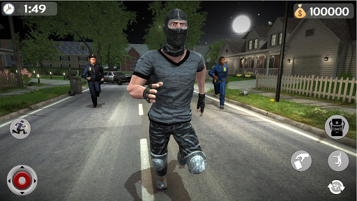 Android application Crime City Thief Simulator 3D screenshort