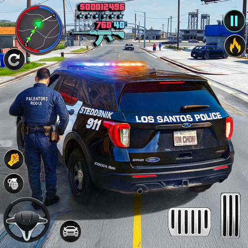 Police Car Chase Games 2026 icon