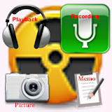 Multifunctional record/play icon