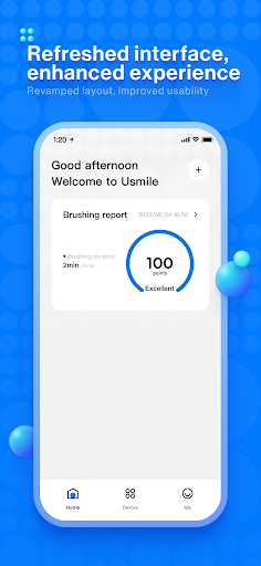 Android application usmile Oral Care screenshort