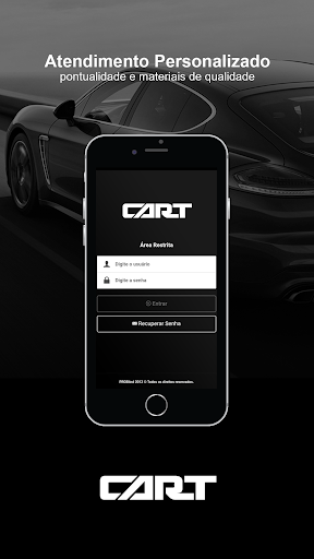 Android application CART VEÍCULOS BLINDADOS screenshort