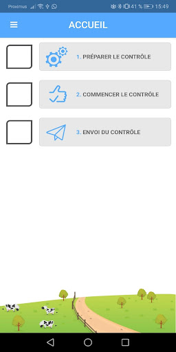 Android application Coachlait contrôle lait screenshort