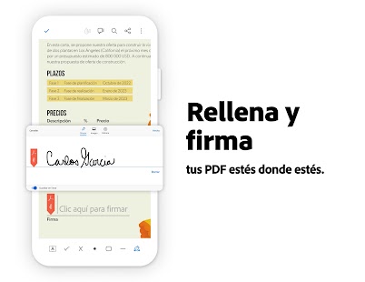 Adobe Acrobat Reader para PDF Screenshot