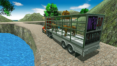 Simulador de caminhão animais poster 4
