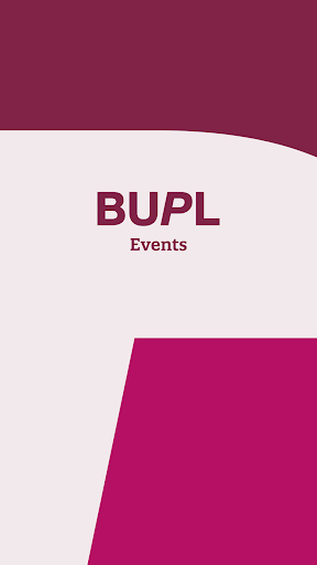 Android application BUPL Arrangementer screenshort