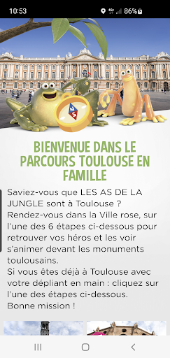 Android application Toulouse en famille screenshort
