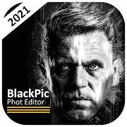 BlackPic Photo Editor : Photo Effects & Stickers  Icon