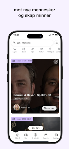 Moments - Aktivteter