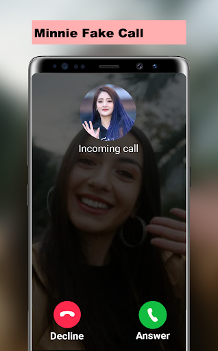 Android application Minnie Fake Call screenshort