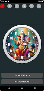 Lord Ganesh Clock for Kids