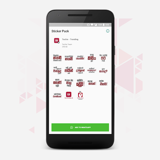Techie - Trending Stickers Screen 2