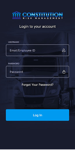 Android application CRM Fleet Intelligence screenshort