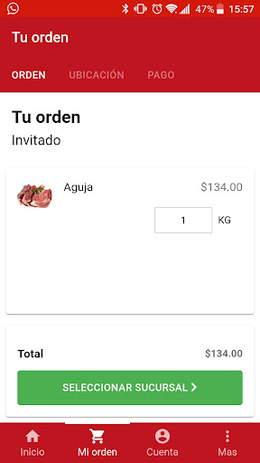 Pedidos Paleto Screen 3
