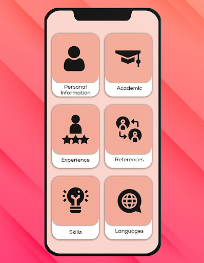 Créer PDF CV Curriculum Vitae Screen 2