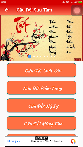 Câu Đối Hán Việt - Chữ Nho Screen 3