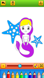 princess mermaid coloring game