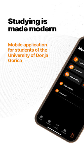 Android application Univerzitet Donja Gorica screenshort