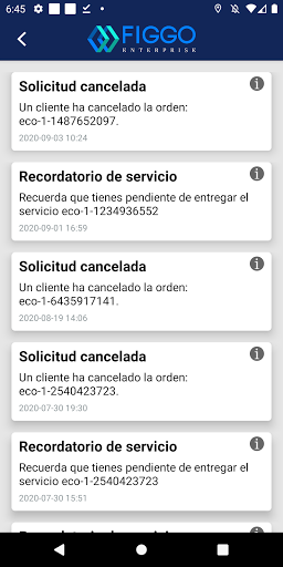 Figgo Enterprise Proveedor Screen 3