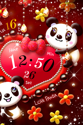 Android application Love Panda LiveWallpaper screenshort