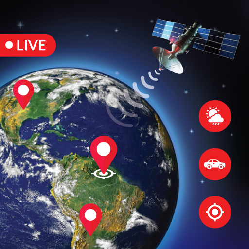 GPS Earth Map - 3D world maps Header - AppWisp.com