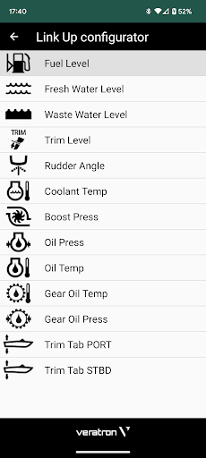 Link Up configurator Screen 3