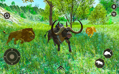 Angry Bull Attack Cow Games 3D 1.5 APK screenshots 2