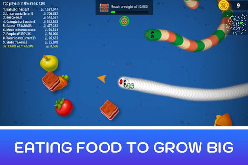 Worms Zone Snake Game io Screen 2