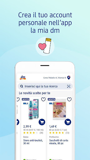 Anteprima dell'app