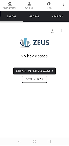 Zeus App Screen 3