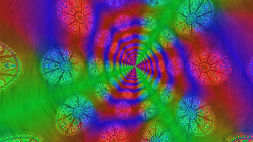 Screenshot of Crystal Tunnels Live Wallpaper