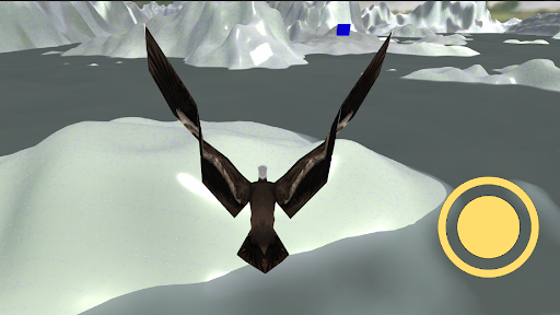 Eagle Bird Flying Game Snow 3d