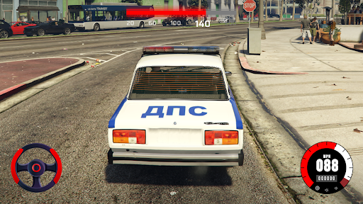 2107 VAZ Driving Race Lada