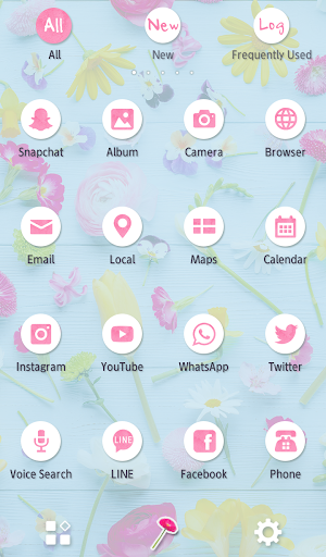 Spring Blossoms Theme Screen 3