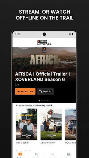 XOVERLAND Network Screen 2