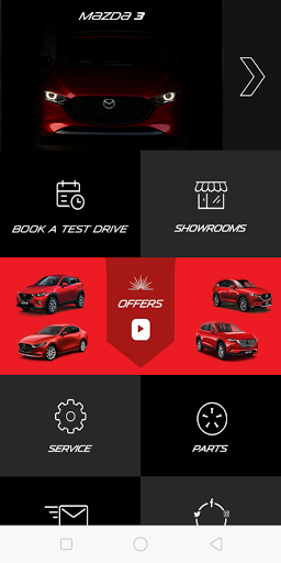 Android application Mazda Oman screenshort
