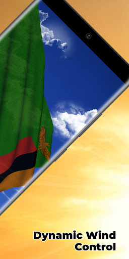 Zambia Flag Live Wallpaper Screen 2