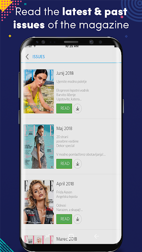Android application ELLE Slovenia screenshort