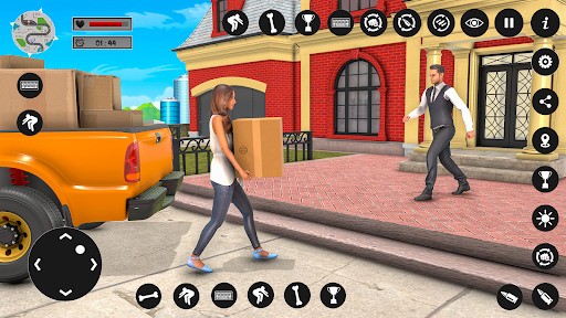 Android application Virtual Rent Home Happy Family screenshort