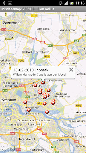 MisdaadMap.nl App Screenshot 4 - AppWisp.com