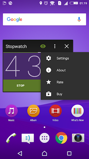 Stopwatch Lite Small App