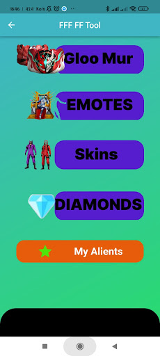 FFF FF Skin Diamonds Tool Screen 2
