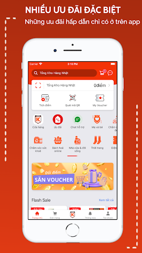 Android application Tổng Kho Hàng Nhật screenshort