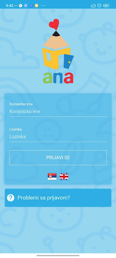 Android application Vrtic ANA screenshort