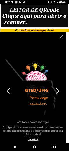 Android application LQC - Leitor de QRcode screenshort