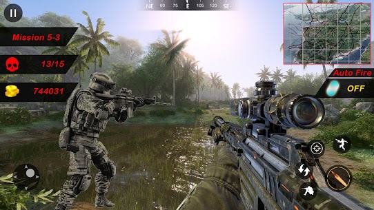Call of Black Warfare Duty OPS Modded Apk 3